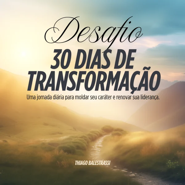 Capa Desafio 30 Dias de Transformação